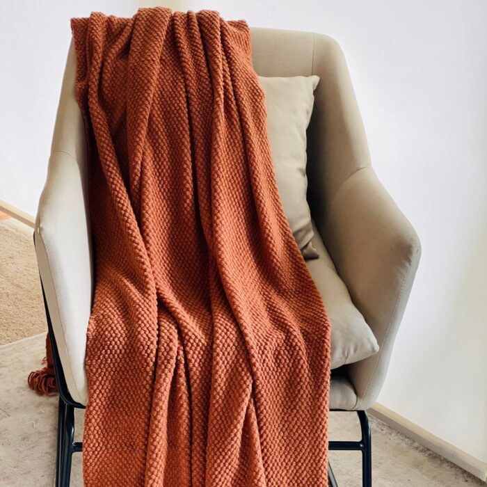 Rust Throw Blanket