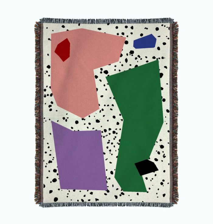 Abstract Throw Blanket: Art Blanket