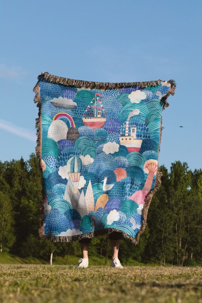 Boat Ships Blanket