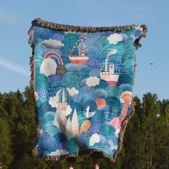 Boat Ships Blanket