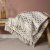 Boho Tufted Throw Blanket