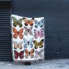 Butterfly and Moth Tapestry Blanket - Cotton Throws - Housewarming Gift - Bohemian Colorful Home Decor