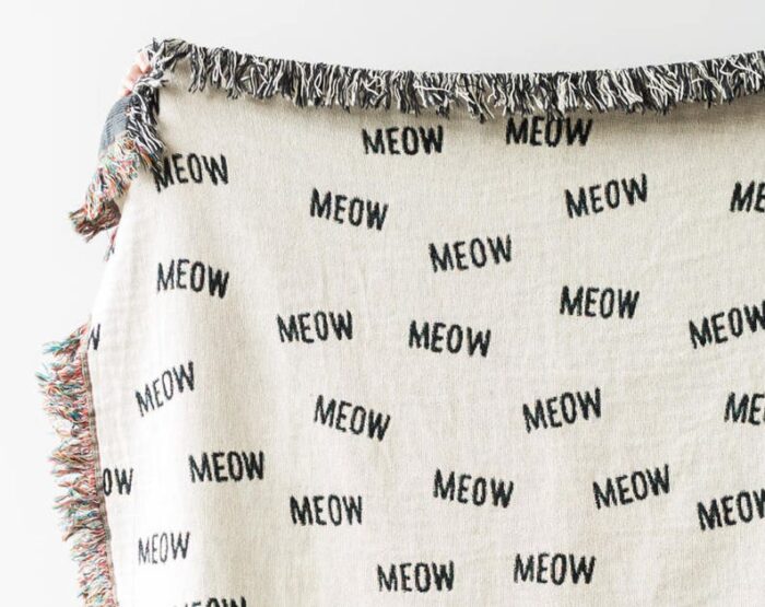 Cat Throw Blanket: Whimsical Maximalist Decor