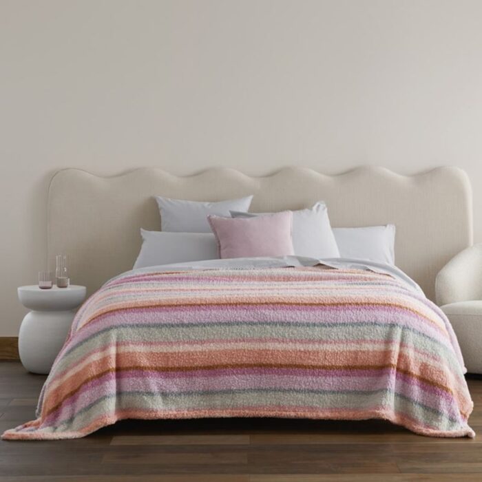 Cloud Neopolitan Stripe Blanket