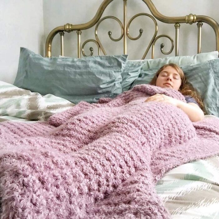 Crochet Blanket Pattern - Coziness Is A Mood Throw 10 Blanket Sizes Bulky Weight Yarn Easy Beginner Crochet Pattern Hygge Modern