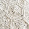 Crochet Blanket Pattern - Flower Power Blanket Crochet Puff Stitch Hexagon And Trapezoid Motif Blanket Join As You Go Crochet