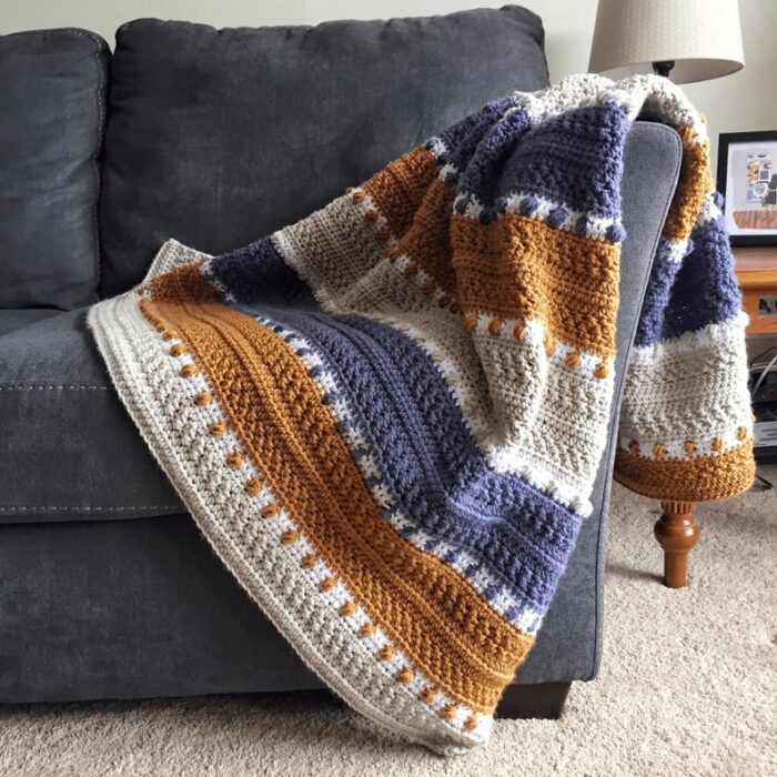 Crochet Blanket Pattern - For The Love Of Texture Afghan