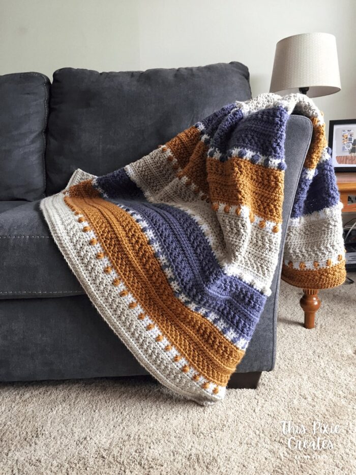 Crochet Blanket Pattern - For The Love Of Texture Afghan