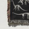 Dinosaur Blanket: Skeleton Blanket