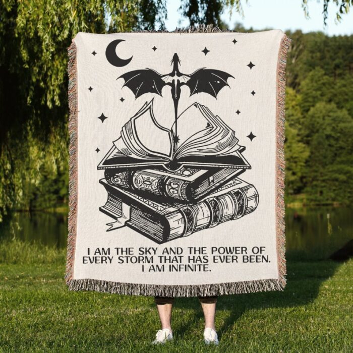 Dragon Book Quote Blanket