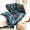 Fish & Mermaid Tapestry Throw Blanket