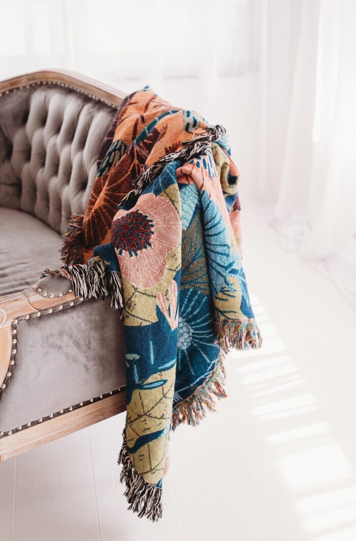 Floral Blanket: Boho Blanket