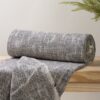 Grey Handmade Throw Blanket Soft Cotton Bedspread Home Decor Bohemian Sofa Couch Blanket For Living Room