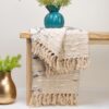 Handwoven Tufted Throw Blanket