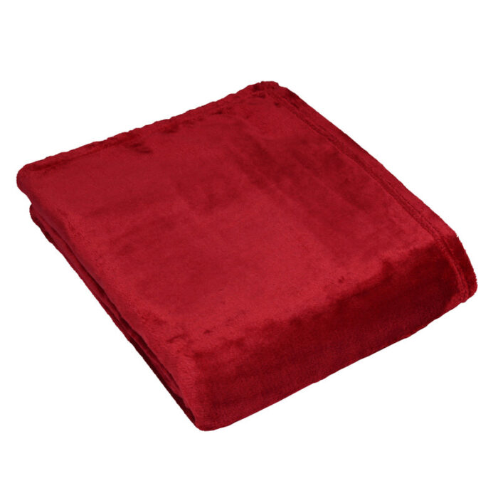 Harlow Fleece Throw Red