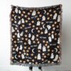 Hey Boo Ghosts Throw Blanket: Cozy Halloween Decor