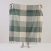 Holland Green Wool Throw