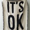 It Ok Woven Blanket: Cozy Comforting Gift