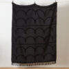 Jakarta Tufted Throw Black