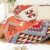 Large Bohemian Aztec Throw Blanket