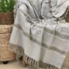 Large Boho Tufted Throw Blanket