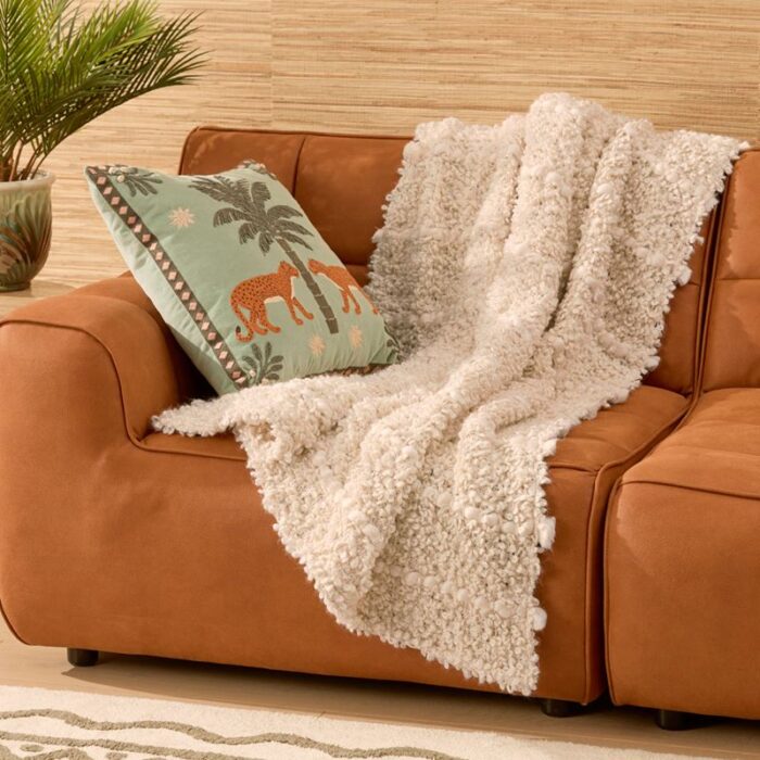 Marlie Natural Boucle Throw