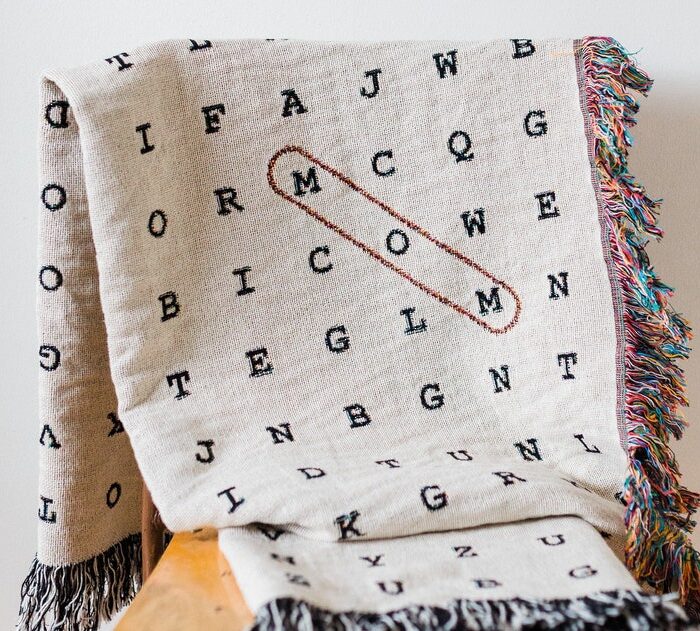 Mom Blanket: Word Search Mother Day Gift