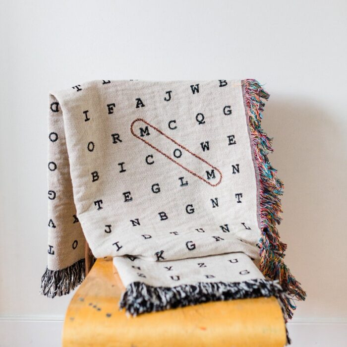 Mom Blanket: Word Search Mother's Day Gift