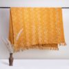 Mustard Yellow Soft Cotton Throw Blanket