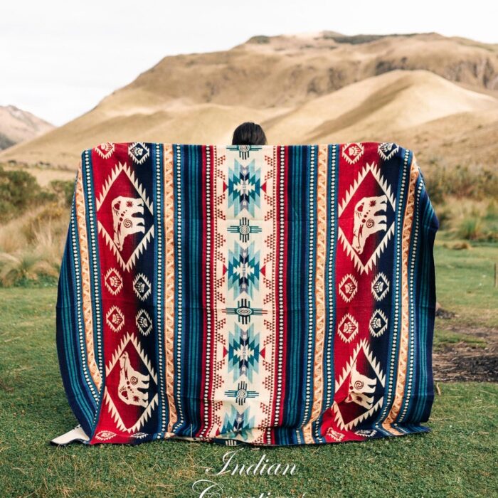 Native American (Blue Bear) Blanket