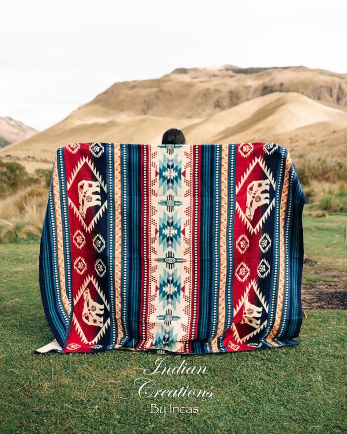 Native American (Blue Bear) Blanket