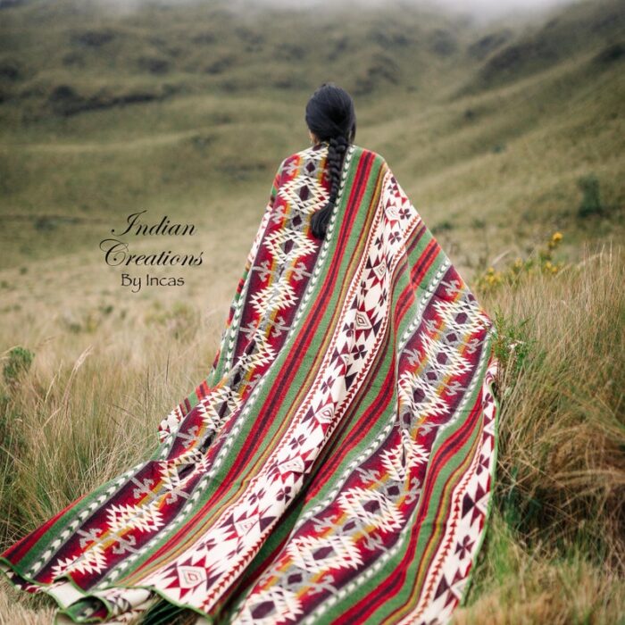 Native American Geometric (Kwanzan In Fall) Blanket