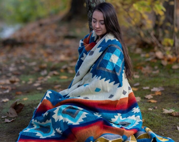 Navajo Alpaca Wool Blanket