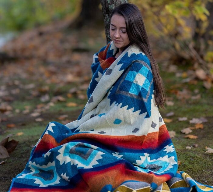 Navajo Alpaca Wool Blanket