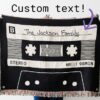 Personalized Mixtape Blanket: Custom Woven Throw