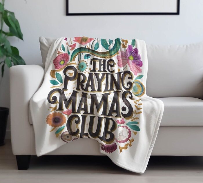 Praying Mamas Club Fleece Blanket