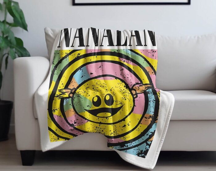 Retro Nanalan Plush Blanket