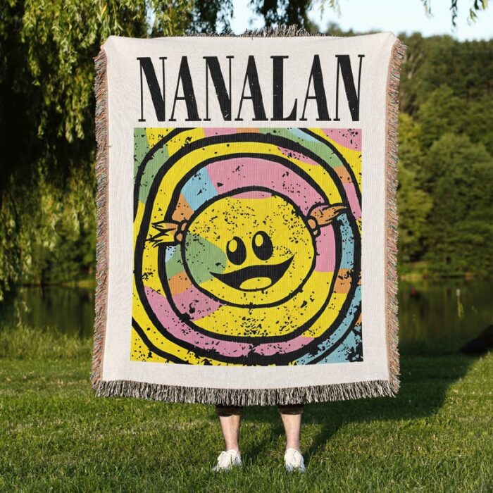 Retro Nanalan Woven Blanket