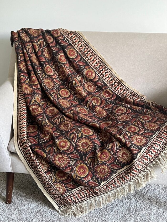 Boho decorative blanket for home decor