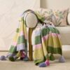 Sephora Garden Green Stripe Throw