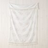 Shell White Tufted Throw