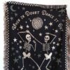 Skeleton Blanket: Disco Woven Throw