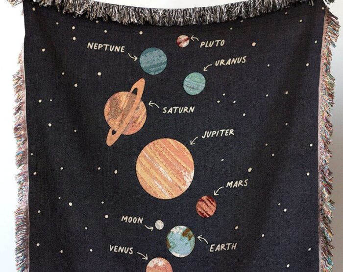 Space Throw Blanket: Kids Room Decor