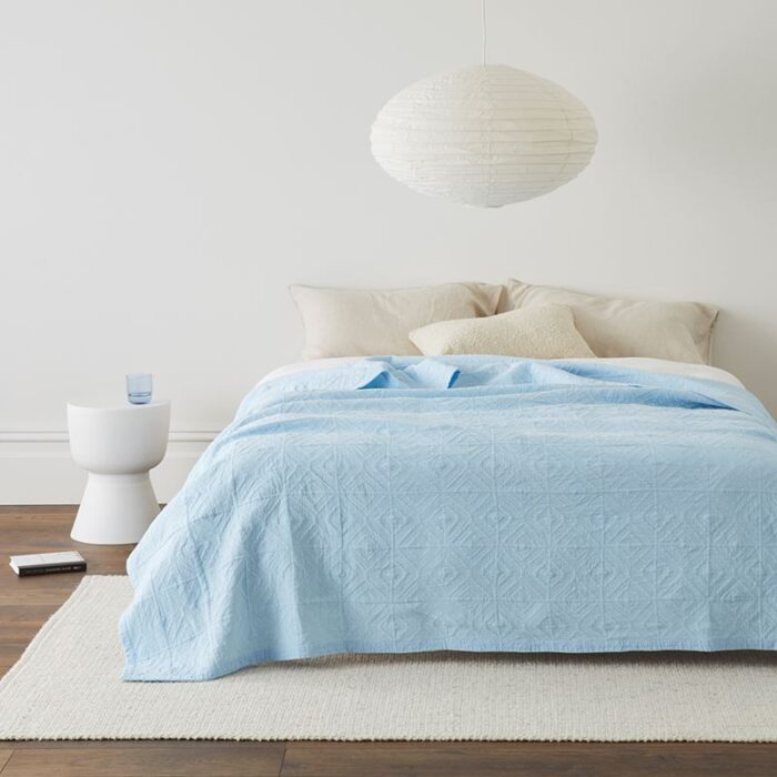 Stonewash Sky Blue Blanket