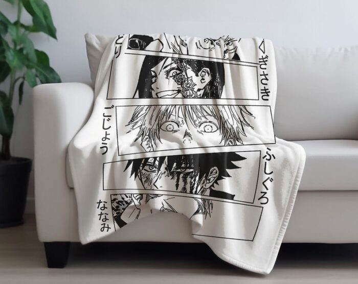 Vintage Anime Plush Blanket