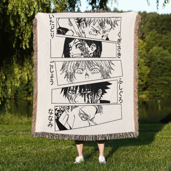 Vintage Anime Woven Blanket