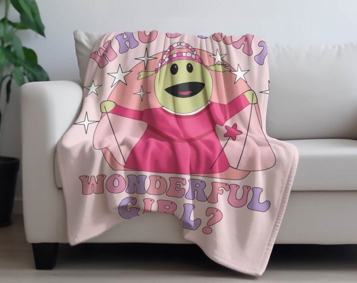 Viral Who That Wonderful Girl Nanalan Fleece Plush Blanket