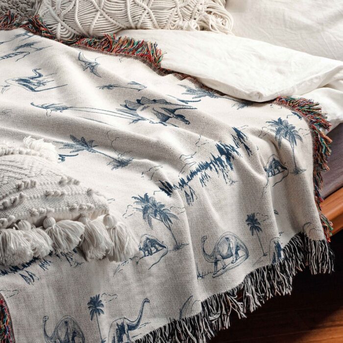 Toile De Jouy Throw