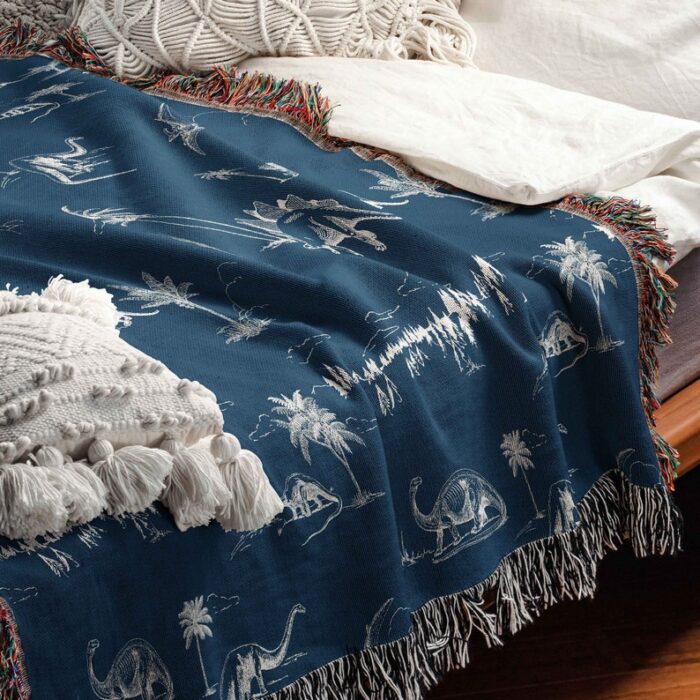 Toile De Jouy Throw