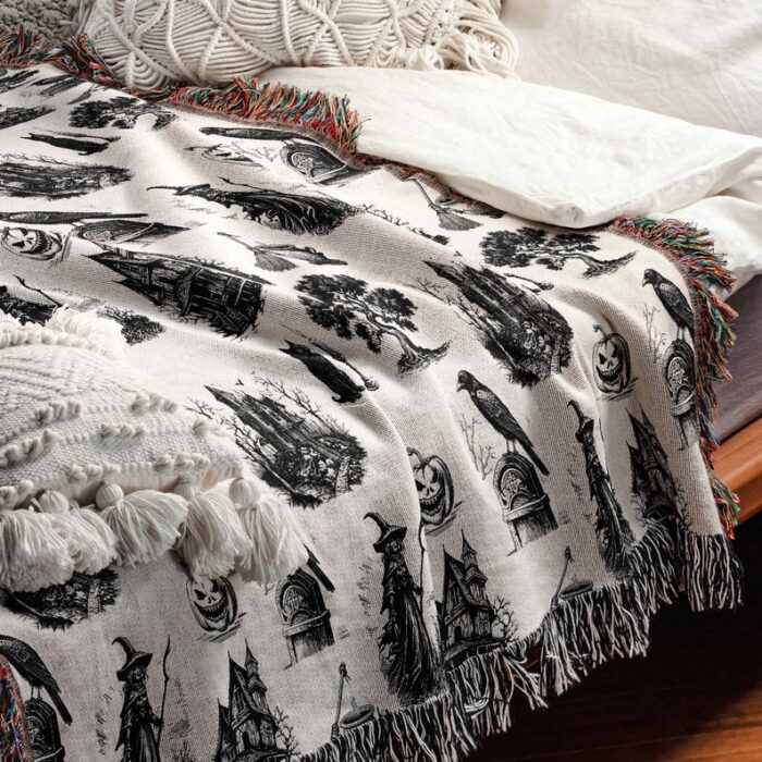 Toile De Jouy Throw